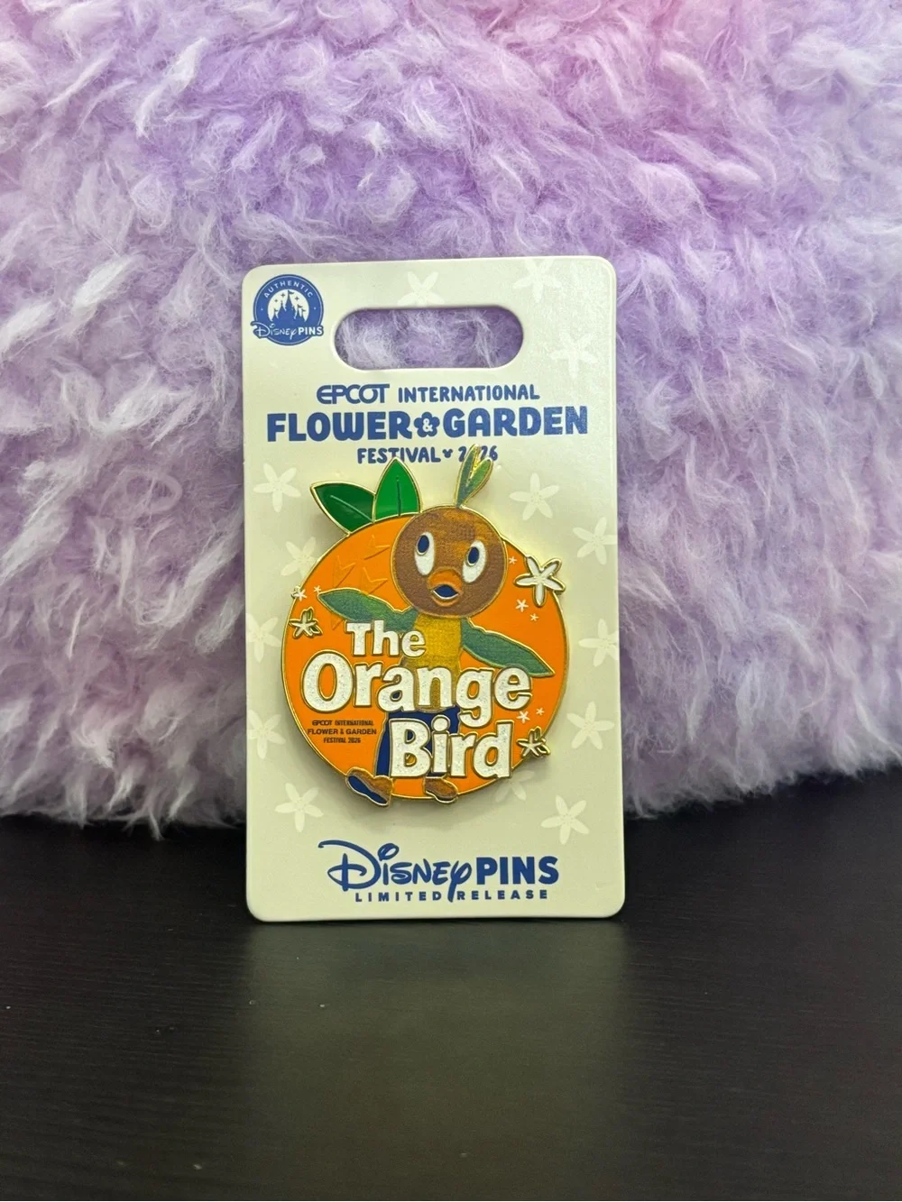 Disney EPCOT Flower & Garden Festival 2026 Orange Bird Limited Release Pin NEW